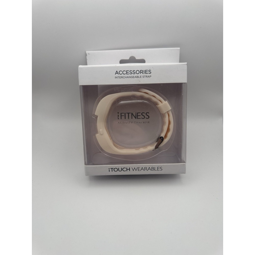 iTouch iFitness Interchangeable Watch Strap Blush Pink Classic Buckle Open Box